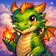 Colorful, unique avatar suitable for customer review profile