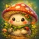 Colorful stylized dragon avatar with expressive eyes and intricate scales, perfect for a fantasy-themed profile picture.